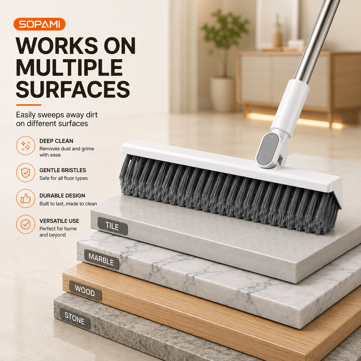 Bloomorix™ 180° Rotating Gap Cleaning Tool