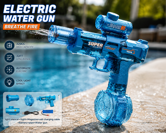 Bloomorix Ultimate Water Gun – Automatic Electric Blaster