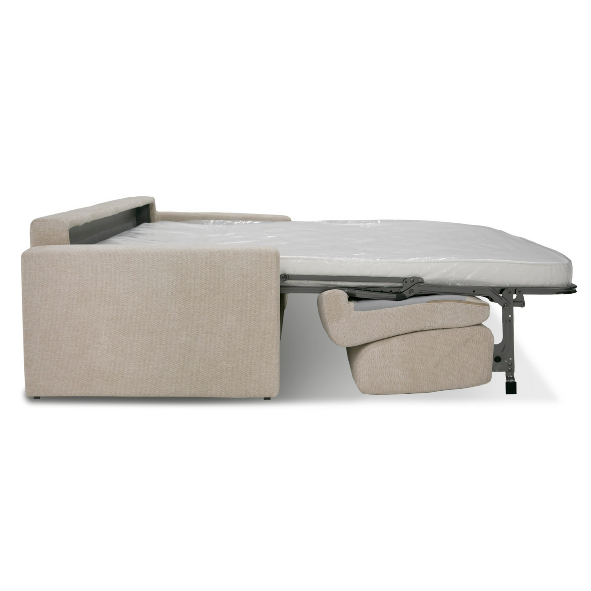 Sand Pull Out Sofa Bed, Italian Modern Full Size Sleeper Sofa