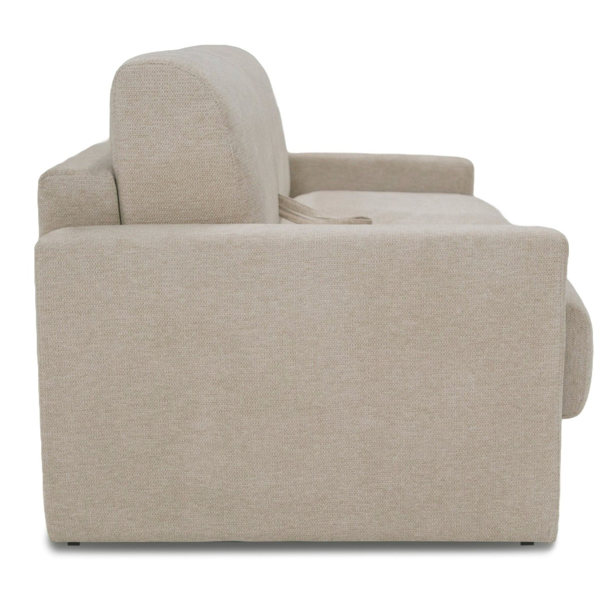 Sand Pull Out Sofa Bed, Italian Modern Full Size Sleeper Sofa