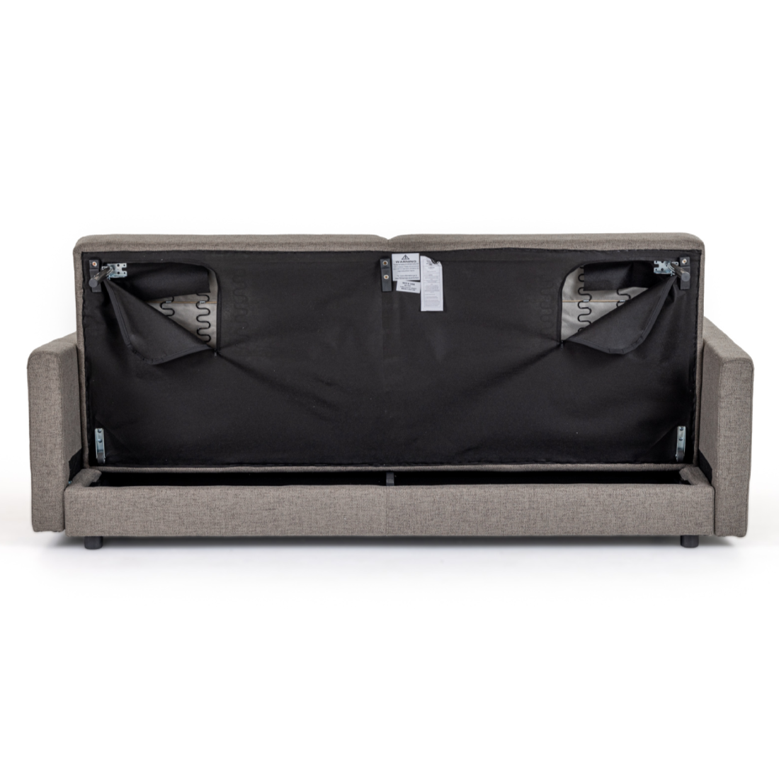 Grey Fabric Sleeper Sofa, Modern Convertible Sofa Bed