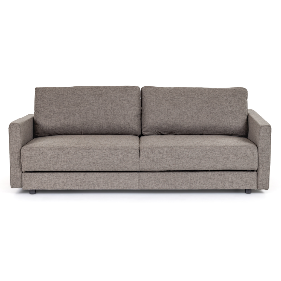 Grey Fabric Sleeper Sofa, Modern Convertible Sofa Bed