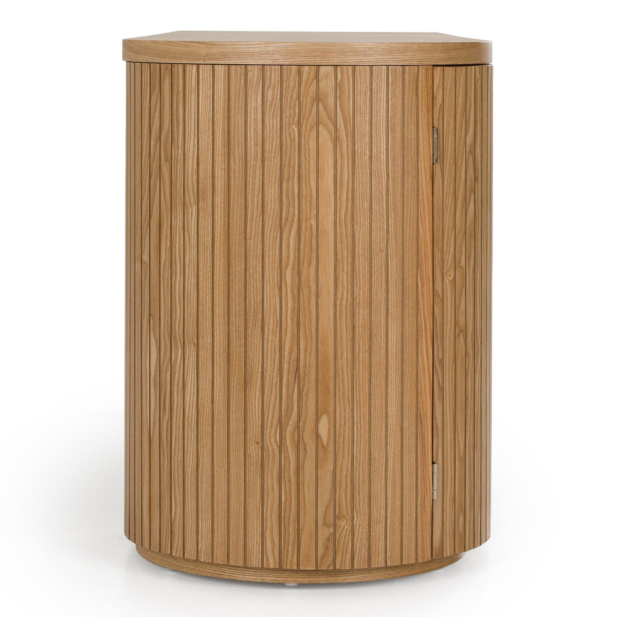 Natural Ash Writing Desk, Modern Home Office Desk with Drawers and Cabinet