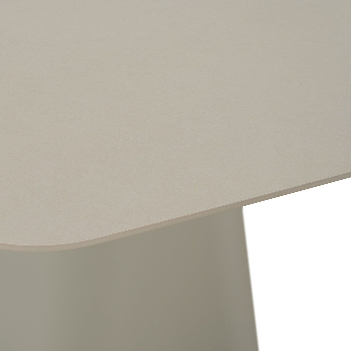 Outdoor Patio Dining Set, Sintered Stone Table with Grey Upholstered Chairs