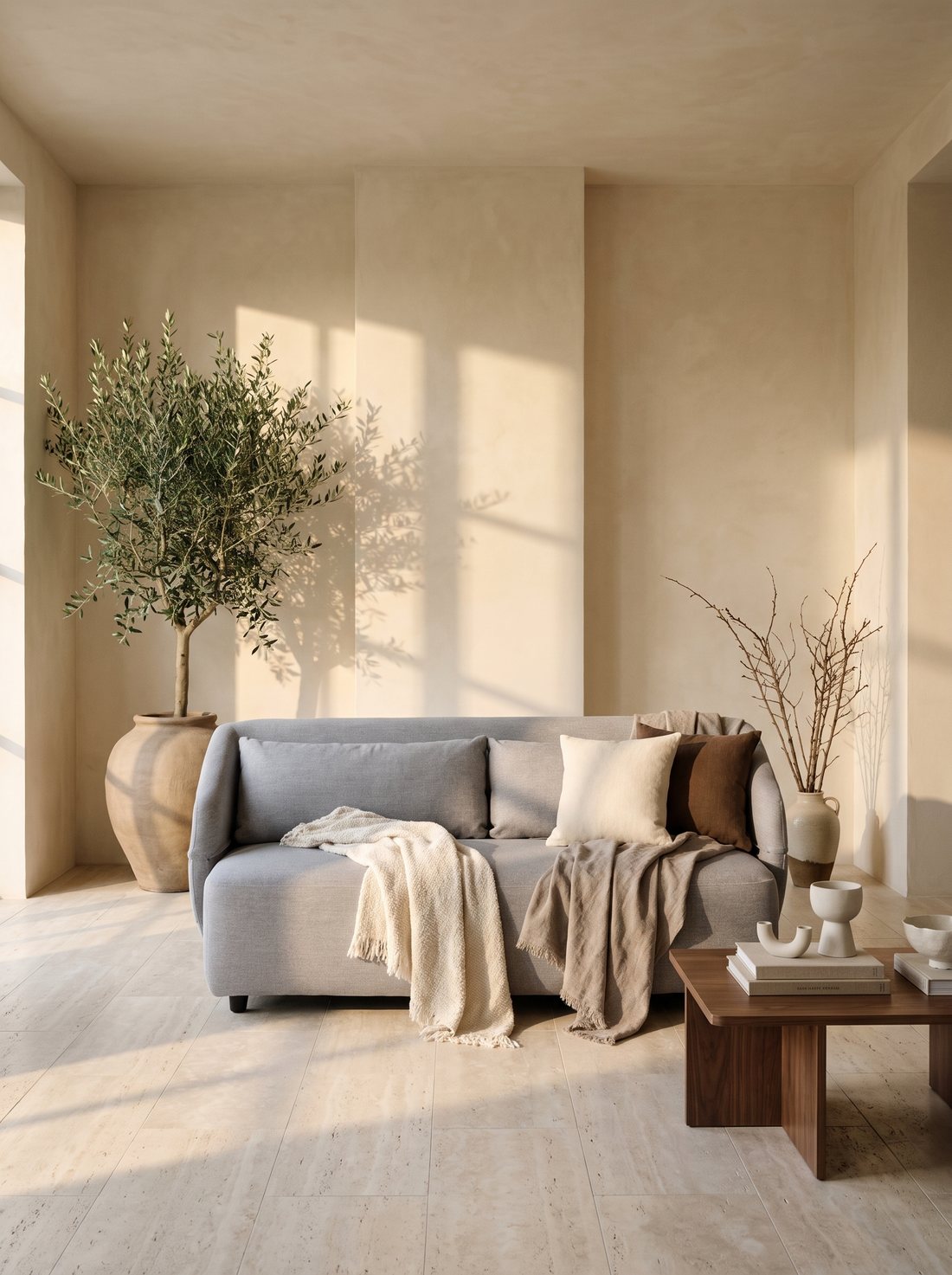 Queen Sleeper Sofa in a styled room