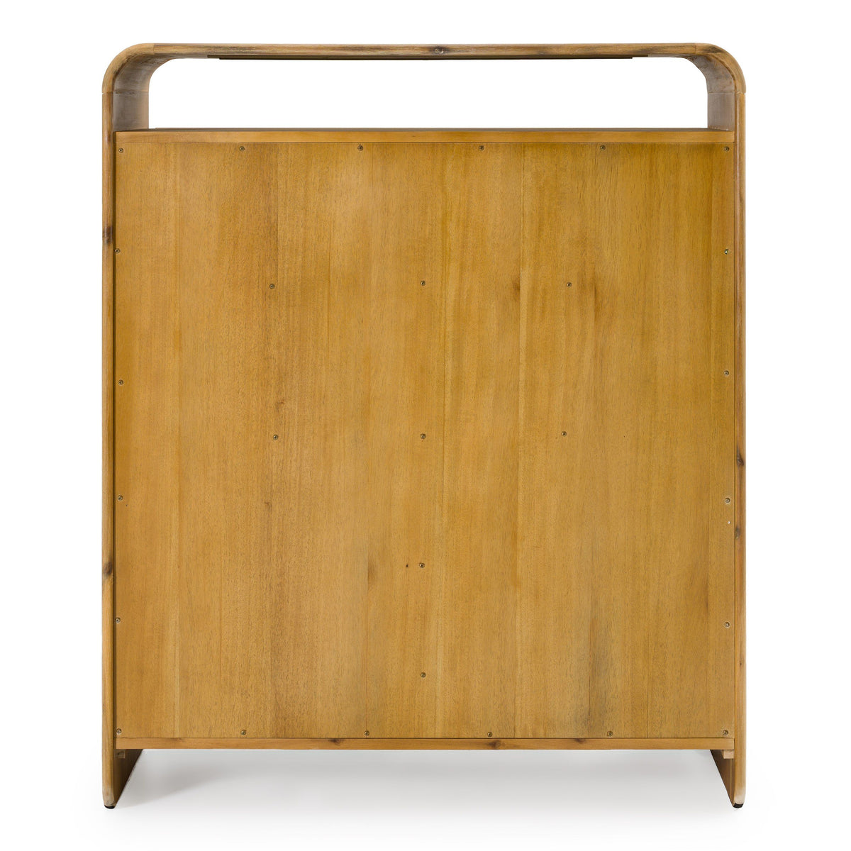 Natural Acacia Chest of Drawers, Rustic Modern Tall Dresser