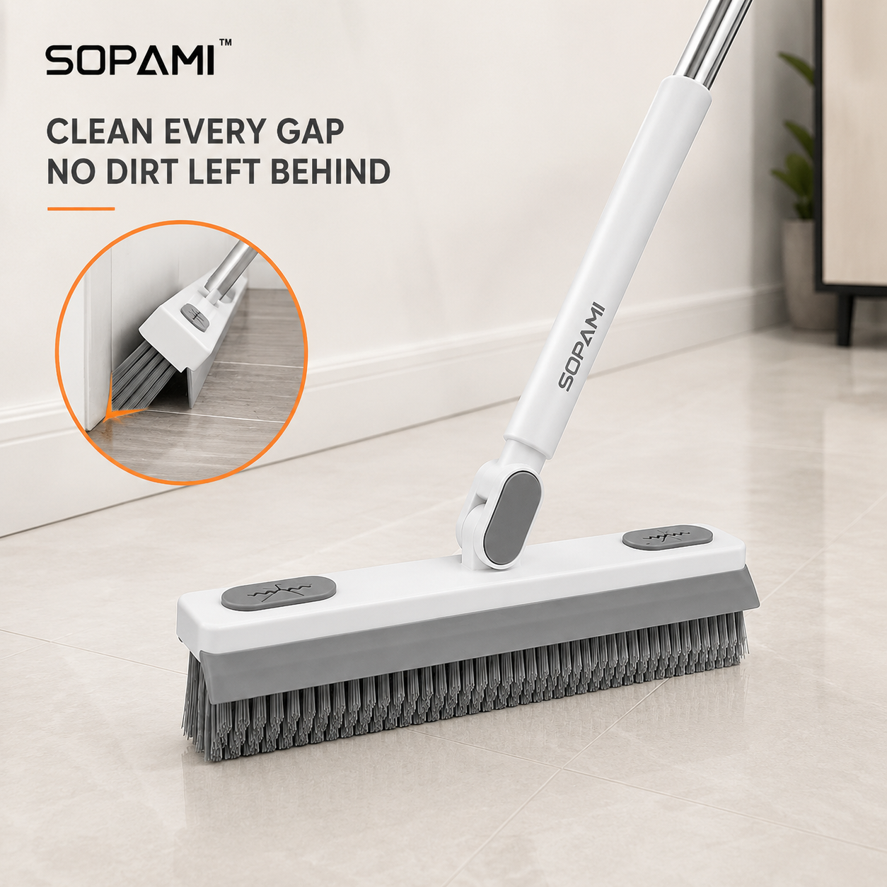 Bloomorix™ 180° Rotating Gap Cleaning Tool