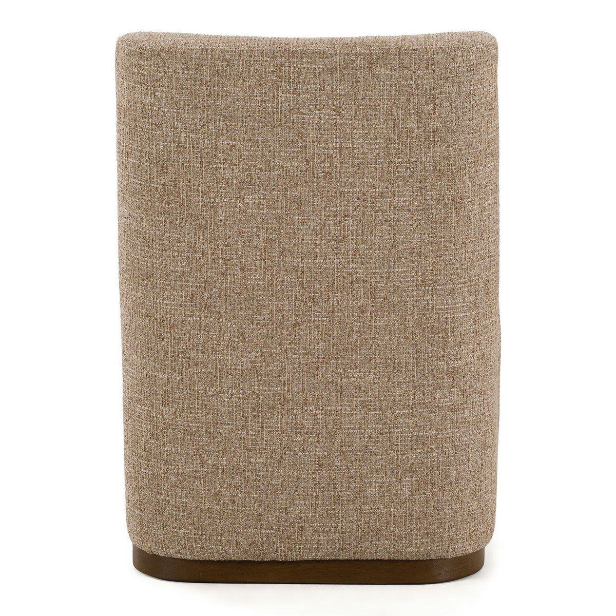 Upholstered Dining Chairs with Casters, Beige Parsons Chair Set
