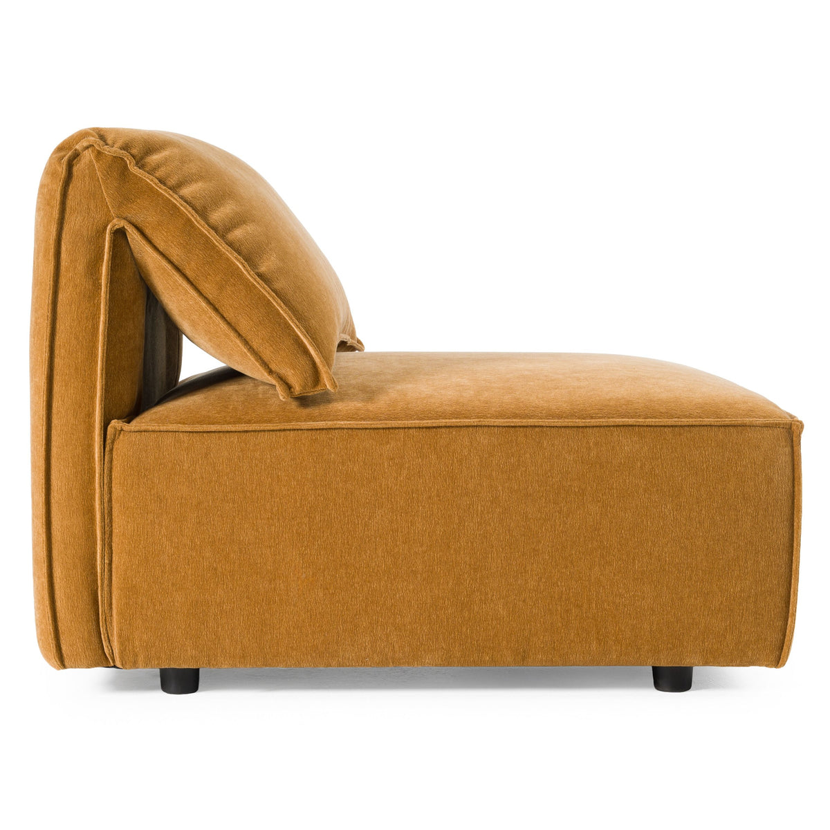 Armless Modular Sofa Seat, Modern Fabric Sectional Add On Chair