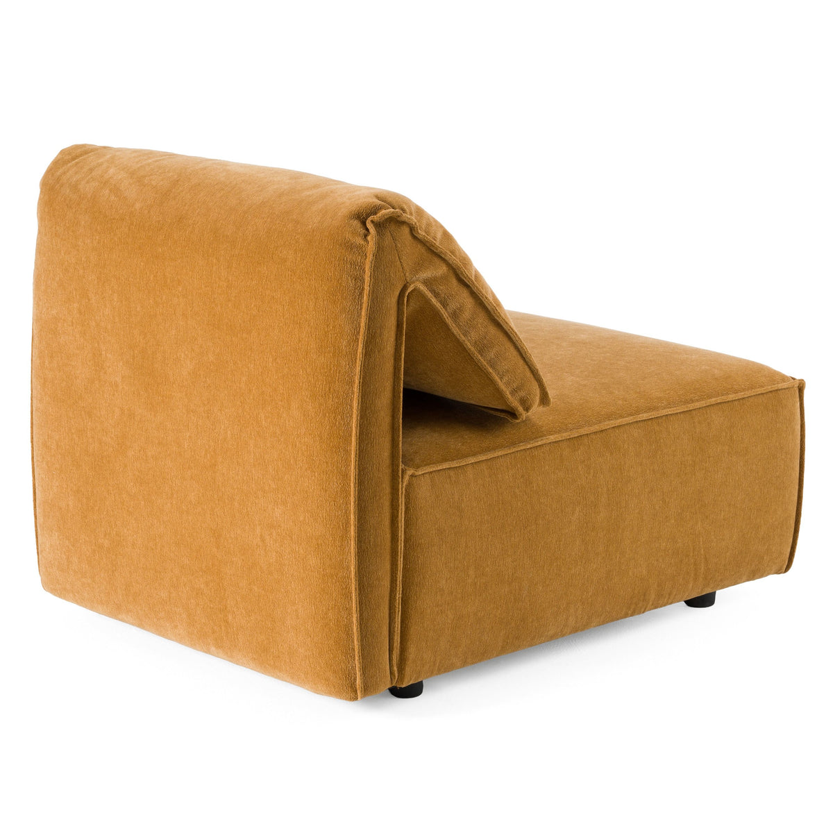 Armless Modular Sofa Seat, Modern Fabric Sectional Add On Chair