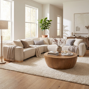 Power Reclining Sectional Sofa styled in a room