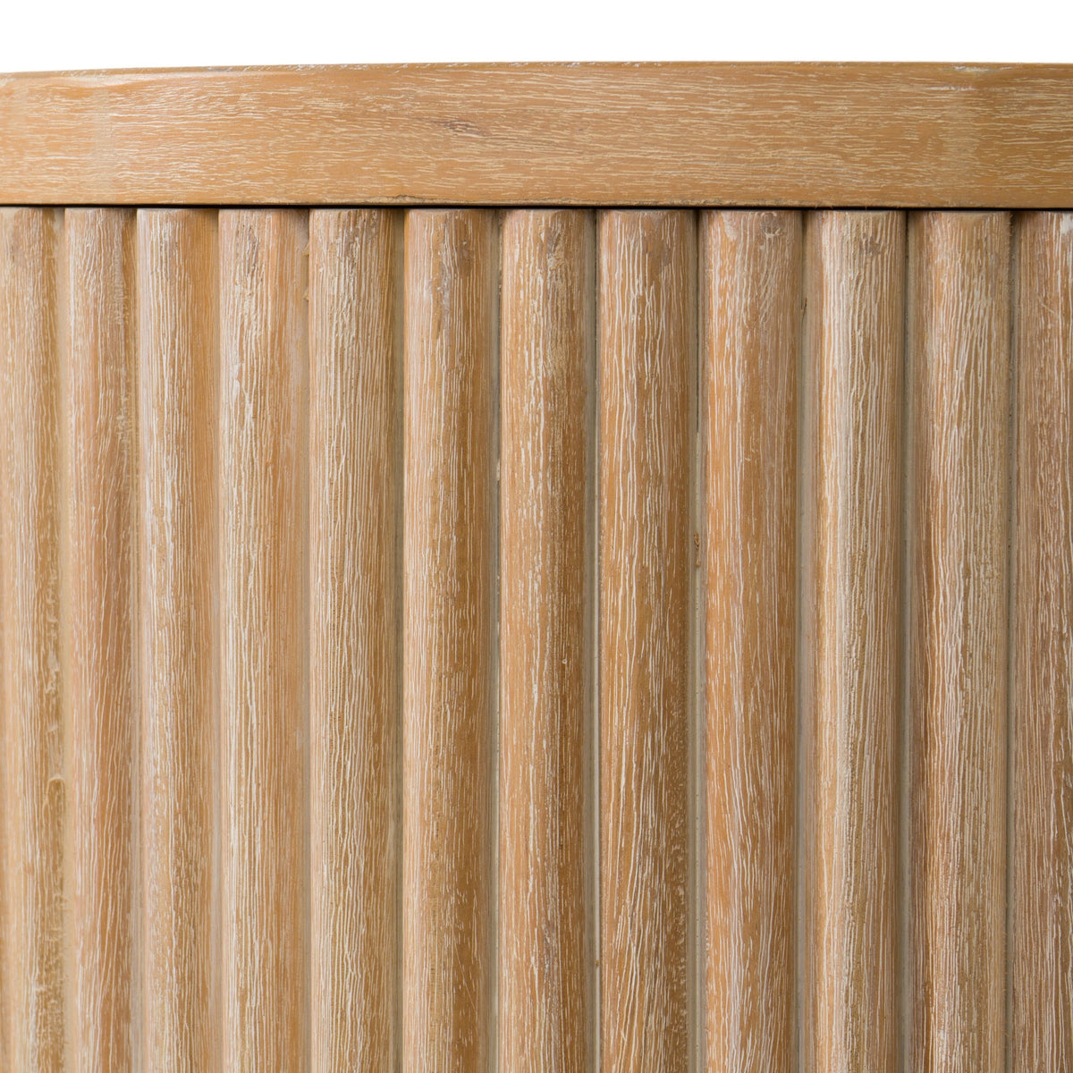 Oval Acacia Wood Console Table, Natural Entryway Table with Shelf