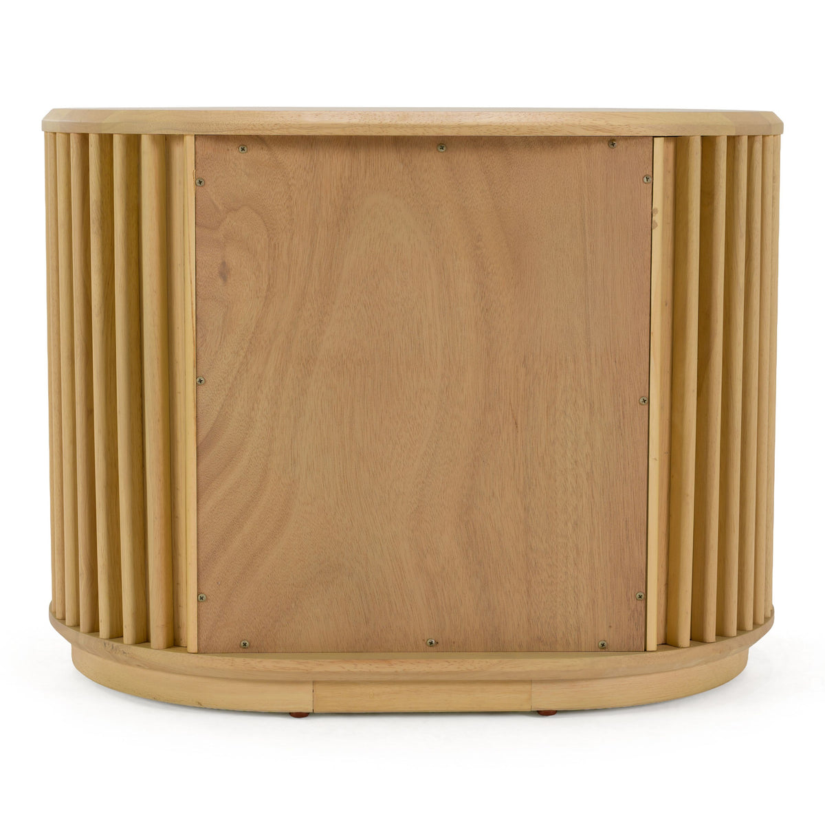 Natural Oak Two Drawer Nightstand, Modern Wood Bedside Table