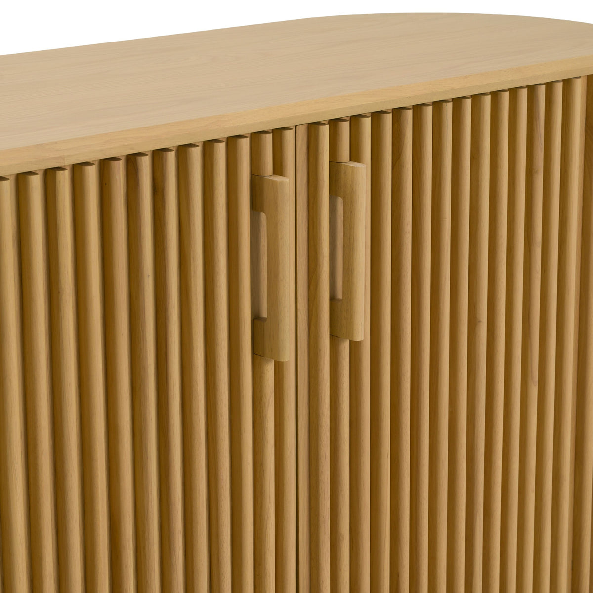 Natural Oak Buffet Sideboard, Modern Dining Room Storage Cabinet