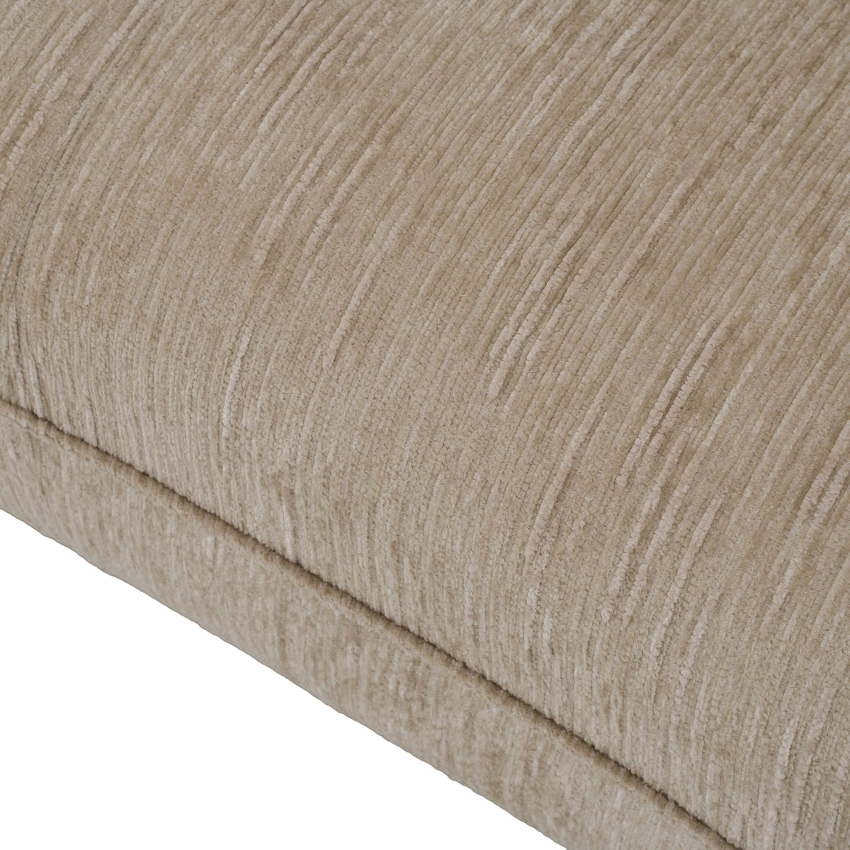 Two Tone Upholstered Sofa, Beige and Brown Fabric Modern Couch