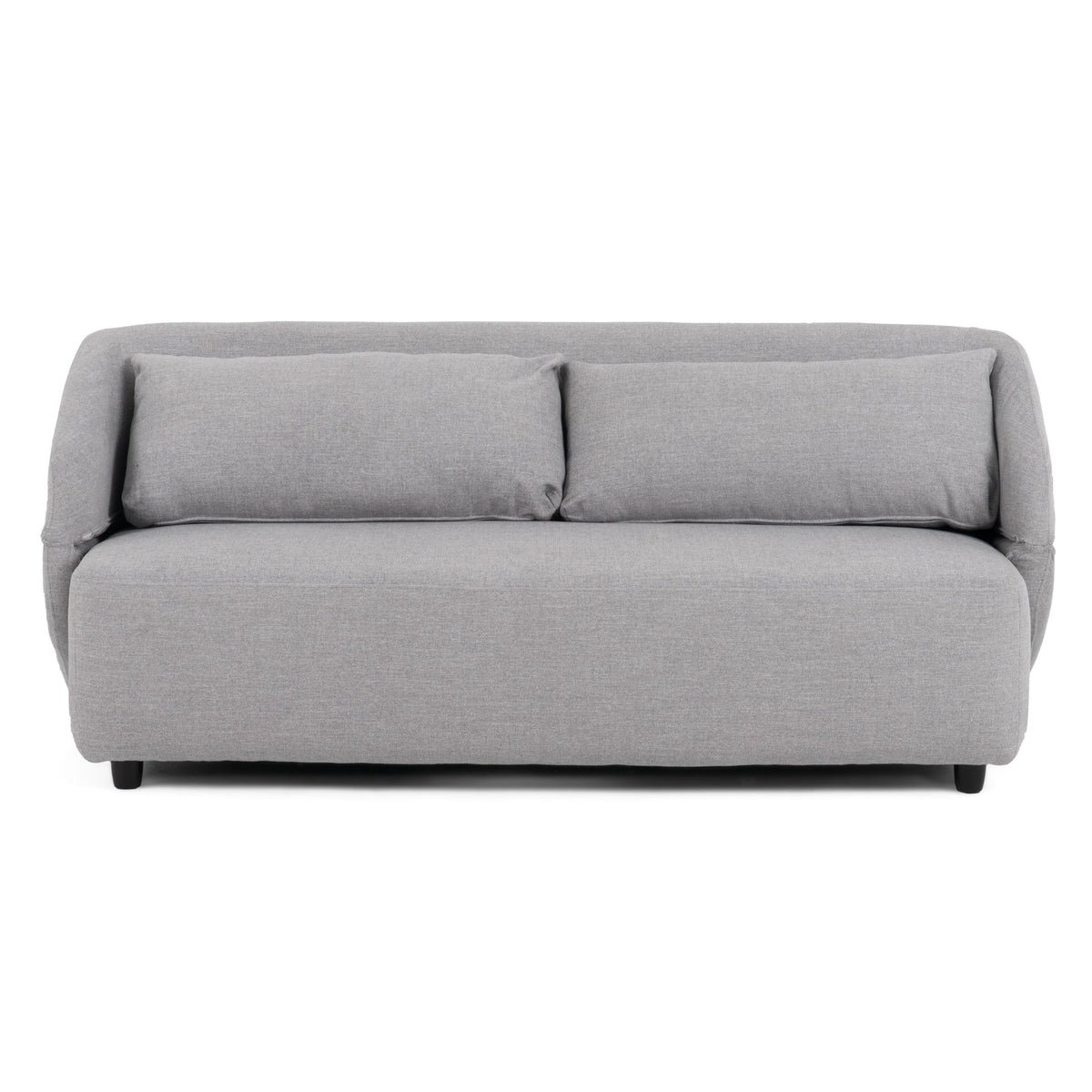 Queen Sleeper Sofa, Light Gray Fabric Reclining Sofa Bed