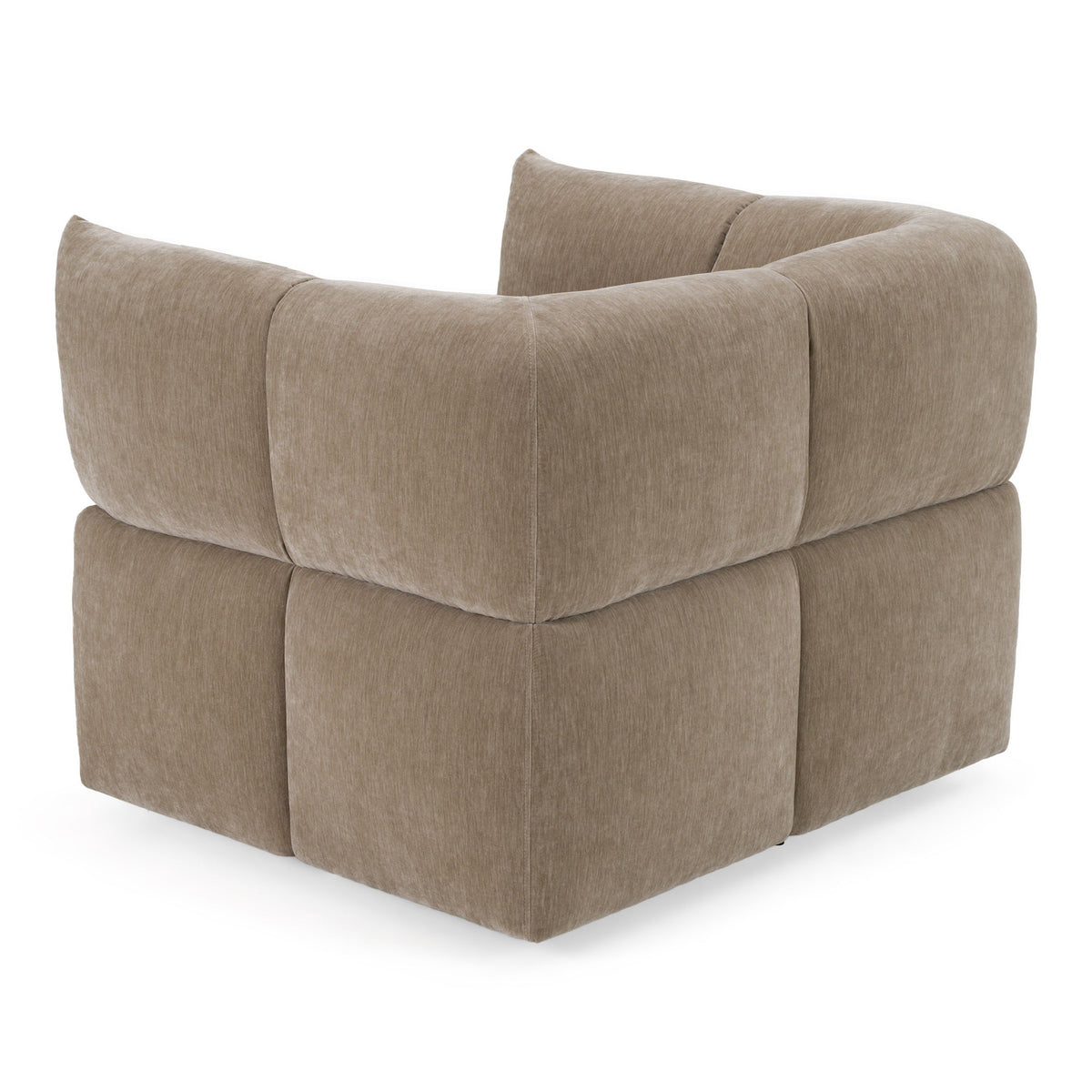 Taupe Swivel Accent Chair, Modern Wide Square Arm Swivel Chair