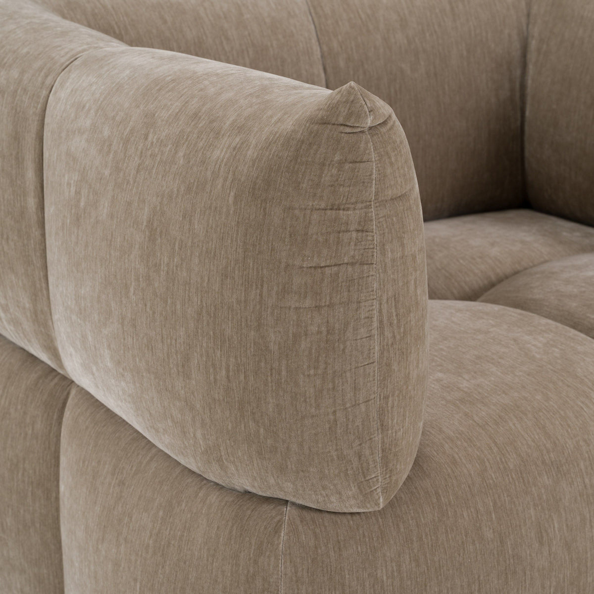 Taupe Swivel Accent Chair, Modern Wide Square Arm Swivel Chair