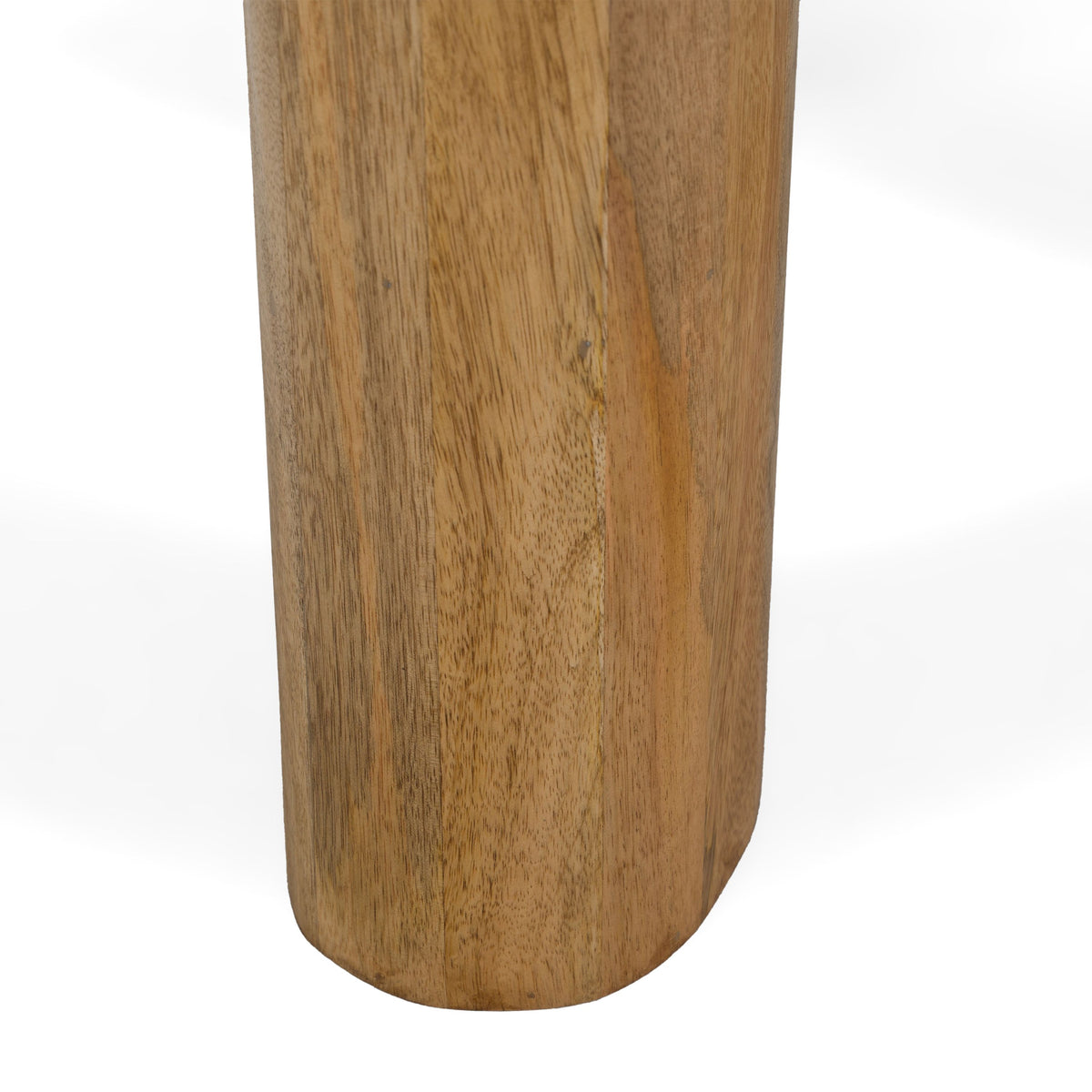Marble Nesting Coffee Table Set, Freeform Mango Wood and Marble Tables