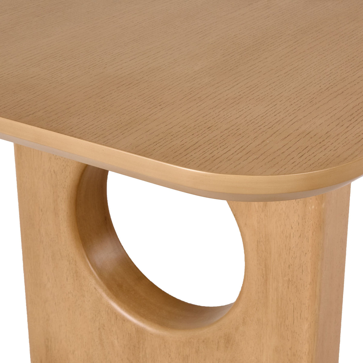 White Oak Dining Room Set, Modern Dining Table with Chairs and Buffet