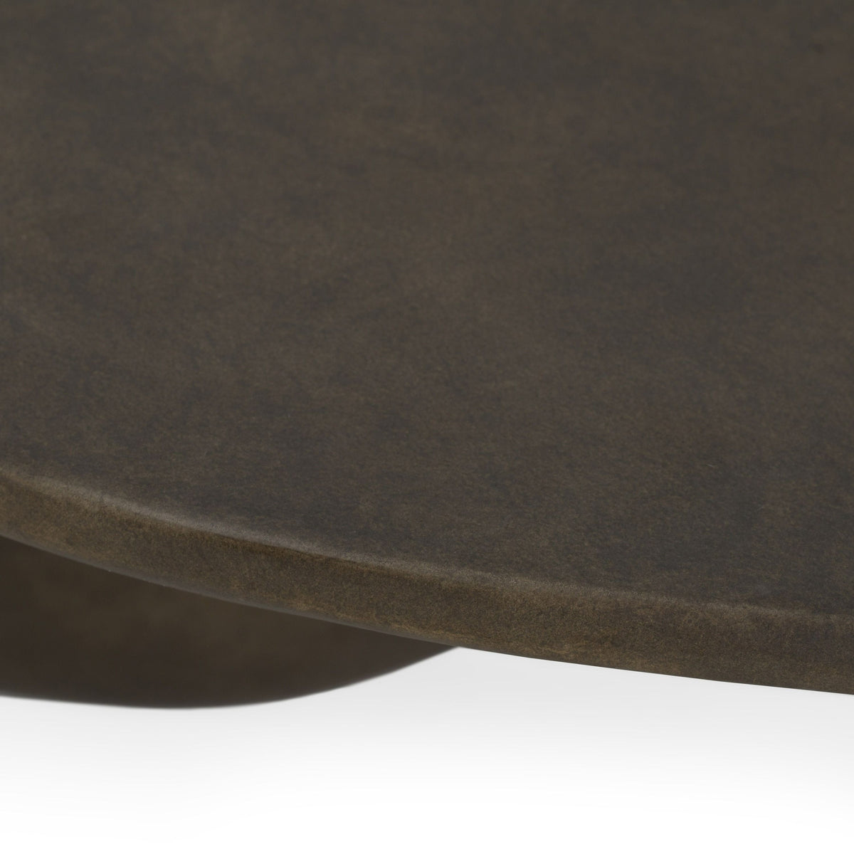 Organic Shape Coffee Table, Modern Brown Free Form Living Room Table
