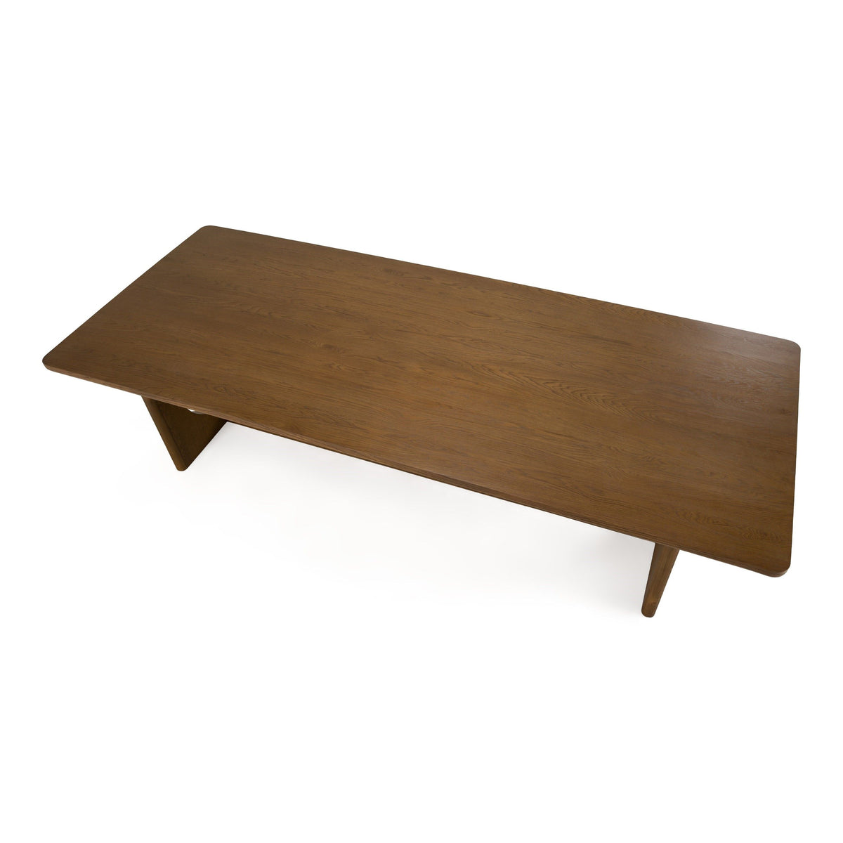 Walnut Trestle Dining Table, Large Modern Rectangular Kitchen Table