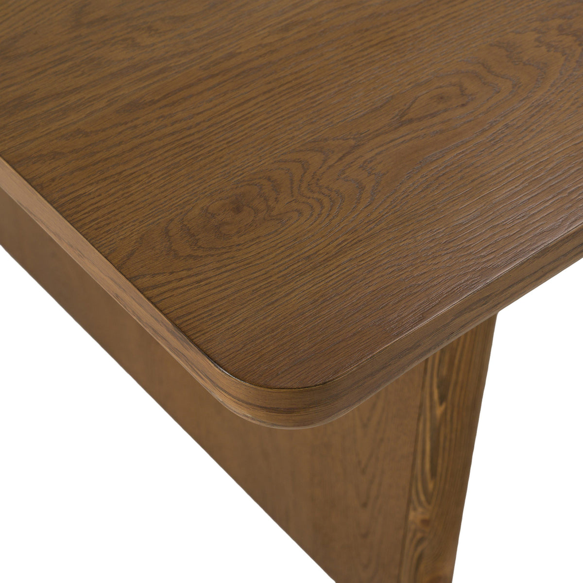 Walnut Trestle Dining Table, Large Modern Rectangular Kitchen Table