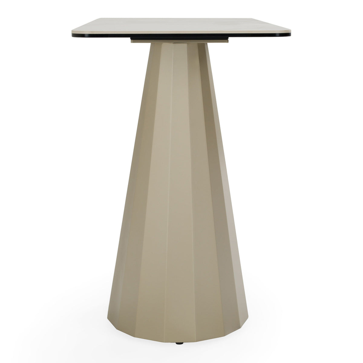 Ceramic Top Console Table, Modern Brass Pedestal Entryway Table